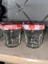Bonnie Maman 1 Oz Mini Jam Jars Empty With Lids Set Of 2 Free Shipping