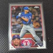 Topps 2023 Baseball Bubba Thompson Rookie Card #58 Texas Rangers. rookie card picture