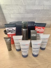 Clarins & Clinique And Others Mixed Mens Product Bundle Including Wash Bag New