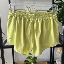 Lululemon Hotty Hot Short II 2.5" Lemon Vibe Yellow Shorts Women’s 8 Regular