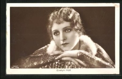 Schauspielerin Evelyn Holt, Ansichtskarte 