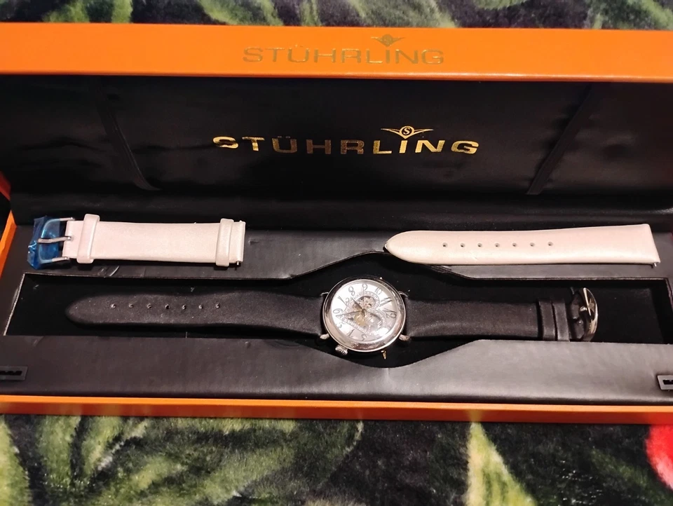 Nuevo reloj automático para mujer Stuhrling Skeleton Aphrodite Delight 35 mm Foto 2 de 4