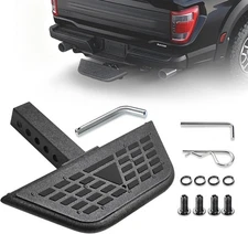 Universal Hitch Steps for Pickup Truck - Anti-Slip Solid Trailer Hitch Step for 