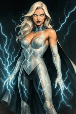 4x6  Color Photo Print Women Famous Fan Art ai Fantasy superhero cosplay xc43