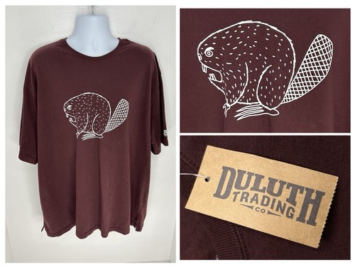 Duluth Trading Co NWT Longtail T Size XL Angry Beaver Relaxed Fit Outdoor NEW