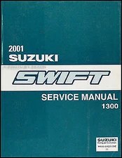 2001 Suzuki Swift Shop Manual OEM Repair Service Book Dealer Factory