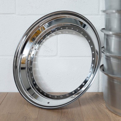 Cerchio esterno alluminio foro bullone 17" - 18" 2,5" OZ 35 labbro ruota 3 pezzi cerchio diviso Futura