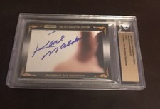 2010 LEAF RAZOR CUT SIGNATURE KARL MALDEN ELI WALLACH AUTO AUTOGRAPH 2/2 RARE