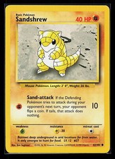 Sandshrew 62/102 Common Base Set Pokémon Card
