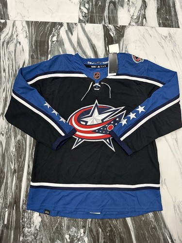 Columbus Blue Jackets 2003 Logo Adidas Primegreen Blank Jersey Size 54 New NWT