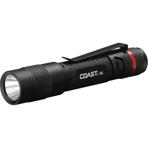 Linterna LED negra Coast 3004860 G22 100 lúmenes44; batería AAA