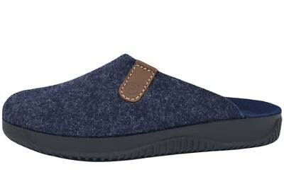 Rohde Herren Pantoffel Ocean/Blau 2782-56 Herren Hausschuhe