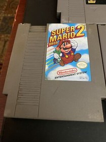 Nintendo NES Games Cartridge Super Mario Bros. 1, 2, 3 Trilogy Authentic