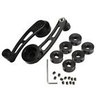 <!--F#f_0-->2x Universal Car Auto Window Winders Kit Crank Door Glass Handle Aluminium Black<!--F/-->