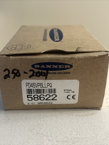 New In Box Banner Laser Sensor PD45VP6LLPQ - Picture 2 of 2