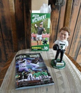 2022 Justin Herbert BOBBLEHEAD from Eugene Emeralds game Only 1,000 Made!