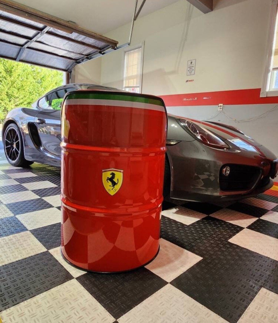 Ferrari Oil Drum Barrel Chair
