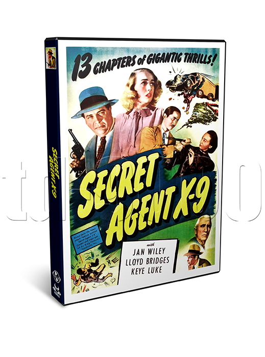 Secret Agent X-9 (1945) 12 Chapter Universal Movie Serial Cliffhanger (2 x DVD)