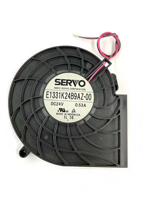 Nidec Servo E1331K24B9AZ-00, 126mm x 127mm x 31mm 24V DC Blower Fan ~ 38 CFM