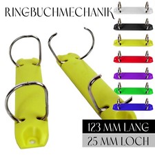 Ringbuchmechanik 123/ 25 mm Buchbindung Binder Ordner Klammer Hefter Ringe Ring