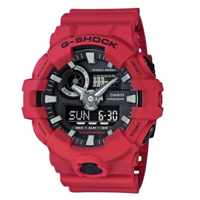 Casio G-SHOCK GA-700-4A | Red Big-Face | Shock Resistant | 200M