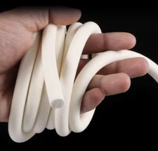 SILICONE RUBBER SPONGE STRIP WHITE CLOSED CELL CIRCULAR FOAM BACKER ROD SEAL