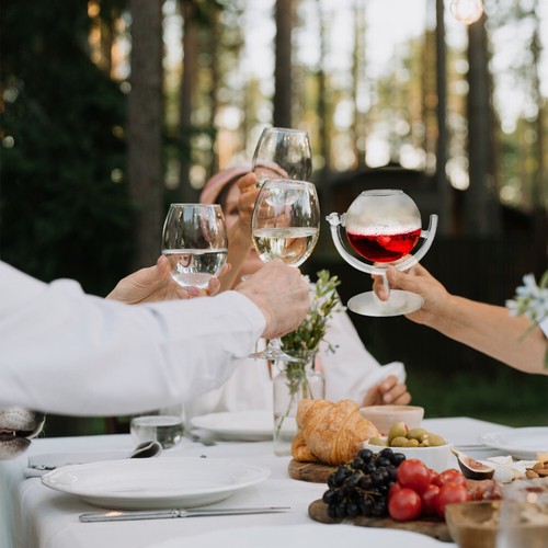 Creative Cocktail Glass Glass Wine Cup Cocktail Glass Standing Wine Glass Cup - 第 7/12 張圖片