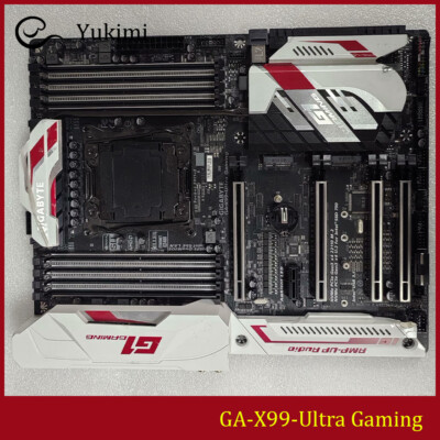 FOR GIGABYTE GA-X99-Ultra Gaming DDR4*8 LGA2011-3 128GB ATX Motherboard Test OK