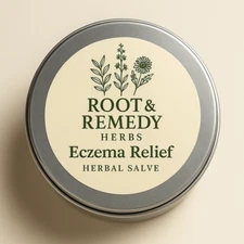Eczema Relief Herbal Salve – Natural Itch & Redness Soothing Cream | Organic 
