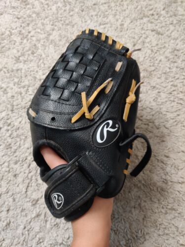 PL115BNC Rawlings 11.5” Players Series Right Handed Youth Baseball Glove Black - Picture 1 of 11