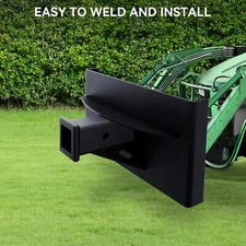 1/4" Thick Mini Hitch Mount Plate W/2" Receiver Quick Tach Mount Lightweight Tow