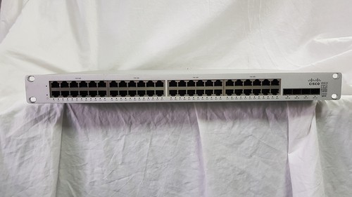 Cisco Meraki ms210-48lp NIEODEBRANY 48-portowy 1G L2 48x GigE 370W Przełącznik PoE Cloud M - Zdjęcie 4 z 14