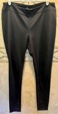 Hollister Women's Black Leggings Pants Polyester, Elastane SIZE Large