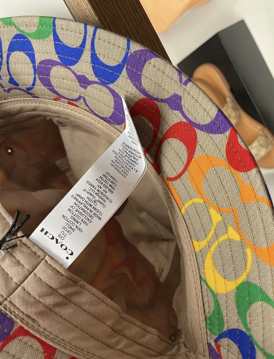 Coach Pride Rainbow Signature Bucket Hat | eBay display picture 2
