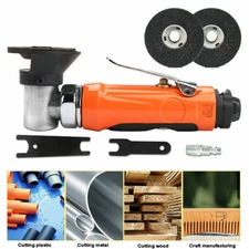 1/4" Air Pneumatic Right Angle Grinder Die Polisher Cleaning Grinding Wheel kit