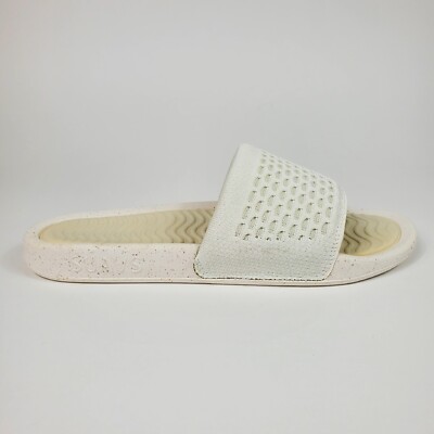 Suavs The Eddy Slide flip flops Jet sand White NWOT men’s size 10 & 11 beachwear SUAVS UNISEX THE EDDY SLIDE JET  main image 2