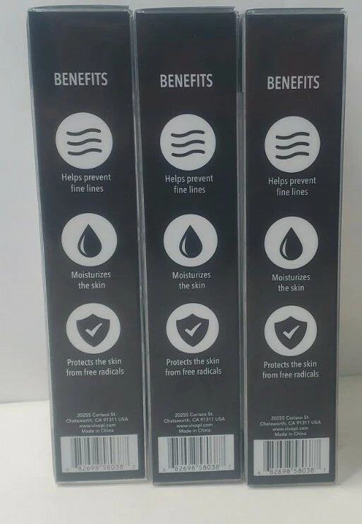 Lote de 3 sueros de caviar negro NIP VIVO Per Lei Allure para hombre, 15 quilates cada paquete Foto 3 de 4