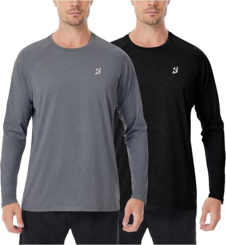 Men's UPF 50+ Long Sleeve Rash Guard Quick-Dry Shirt - UV Protection for Outdoor - Picture 68 of 79