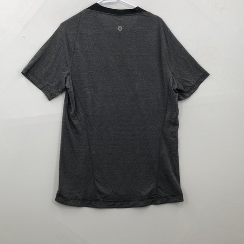 Lululemon Womens Gray Short Sleeve Round Neck Casual Pullover T Shirt Size Large - Picture 2 of 7