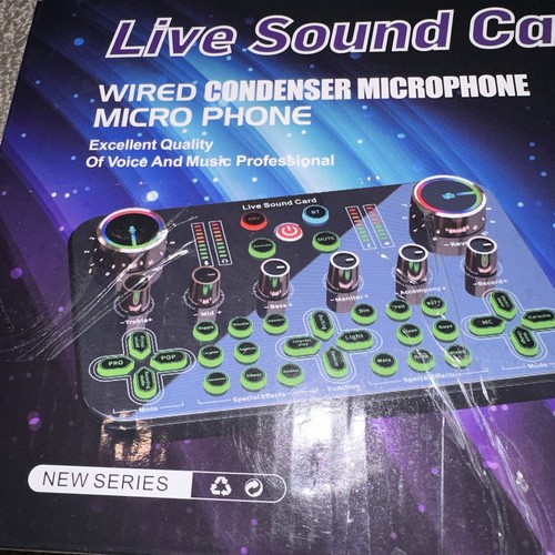 Cokyiss Audio Mixer - Wired Condenser Mic, Streaming - Gaming - Podcast - NEW! - Picture 3 of 3
