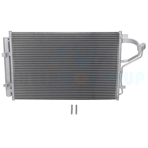 AC Condenser for 13-14 Hyundai Elantra GT Kia Forte5 Block Fitting Aluminum Core - Picture 8 of 16