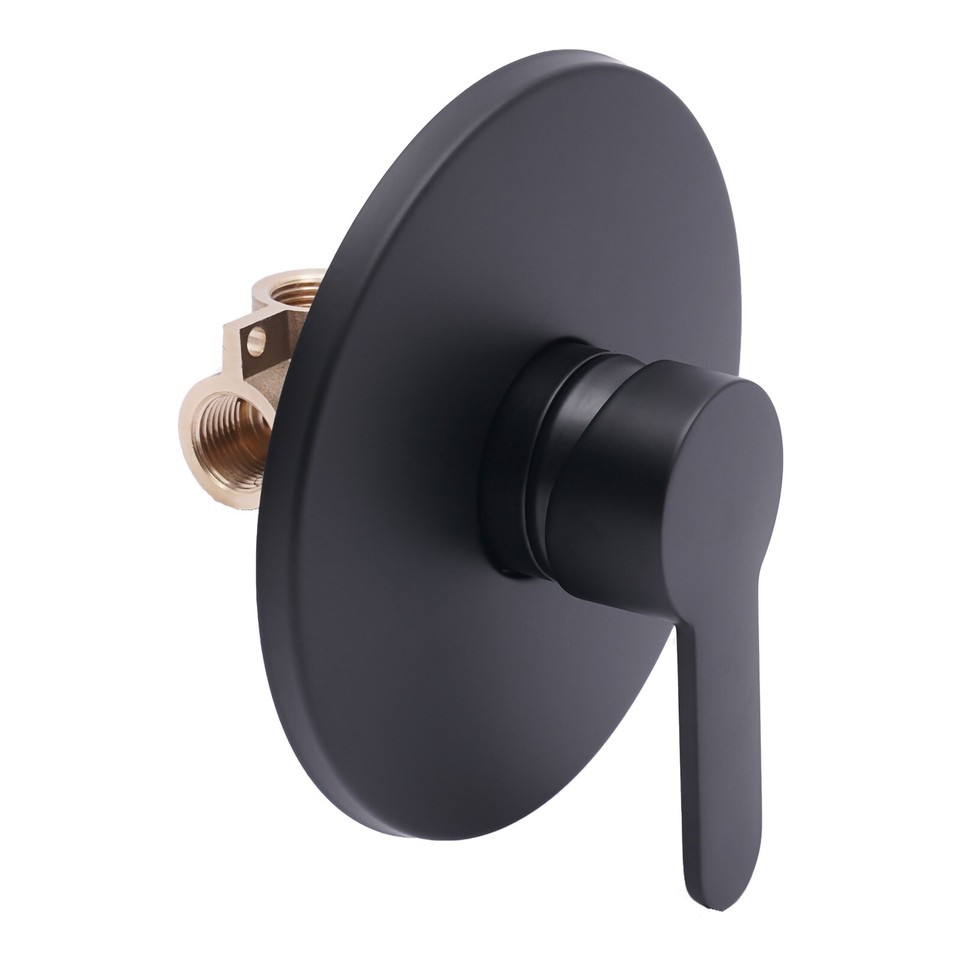 Wall Mount Shower Faucet Control Valve Bath Mixer Bathroom Water Tap