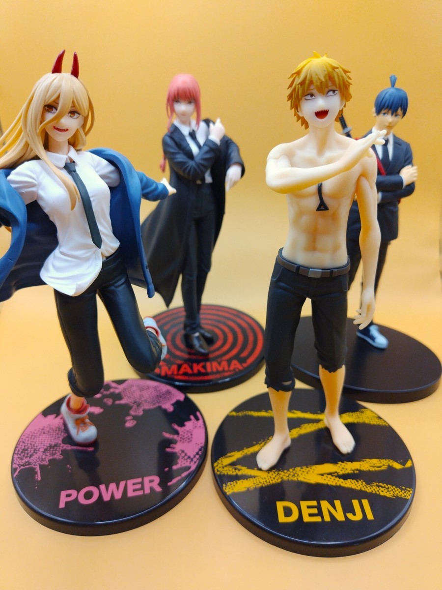 Chainsaw Man Figures set of 4 Denji Power Makima Aki from Japan | eBay