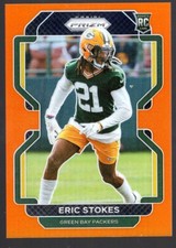2021 Panini Prizm ERIC STOKES Orange /249 SP Rookie RC #433