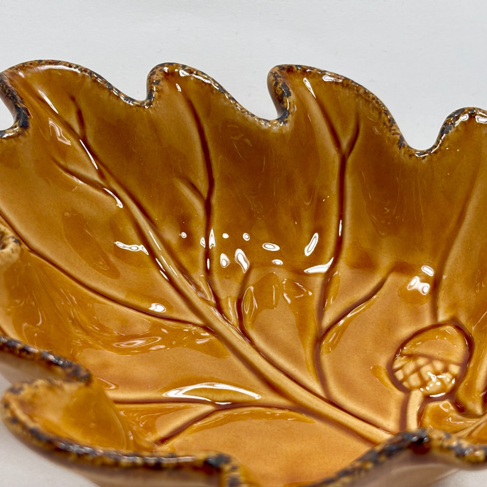 Pottery Barn Harvest Leaf Rust
