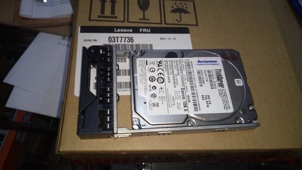 67Y2619 Lenovo 300GB  03T7736 ThinkServer 10K 2.5" 6Gb SAS Hot Swap Hard Drive - Image 2 of 3
