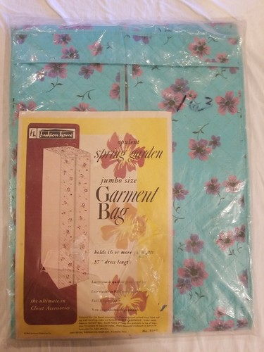 1964 Vintage Fashion Home 5265 Closet Garment Bags Jumbo Suit Size Unused Quilt 1964 Vintage Fashion Home 5265 Closet, Jumbo Garment Bag