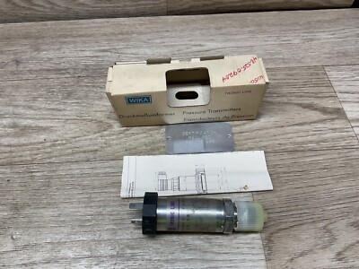 #ad WIKA TRONIC 891.13.500 PRESSURE SENSOR DRUCKMEBUMFORMER TRANSMITTER #56C26*BI $29.99