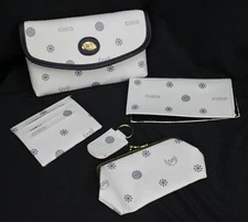 Vtg CVP Wallet Set Lot Coin Purse Checkbook Cover Keychain ID Holder Unused 