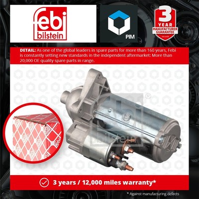Starter Motor fits NISSAN X-TRAIL T31 2.0D 07 to 14 23300JG70A 23300JG70B Febi